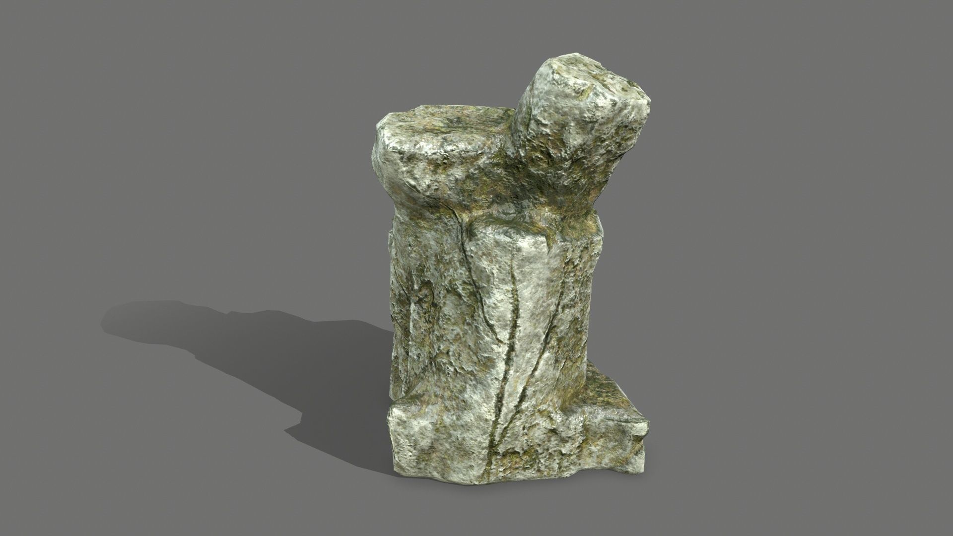 Rock Set Low-poly 3D model_15