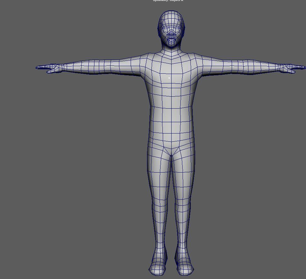 Zombi 3d lowpoly model ready  Low-poly 3D model_8