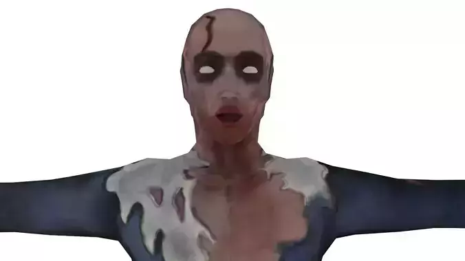 Zombi 3d lowpoly model ready  Low-poly 3D model Zombi 3d lowpoly model ready  Low-poly 3D model