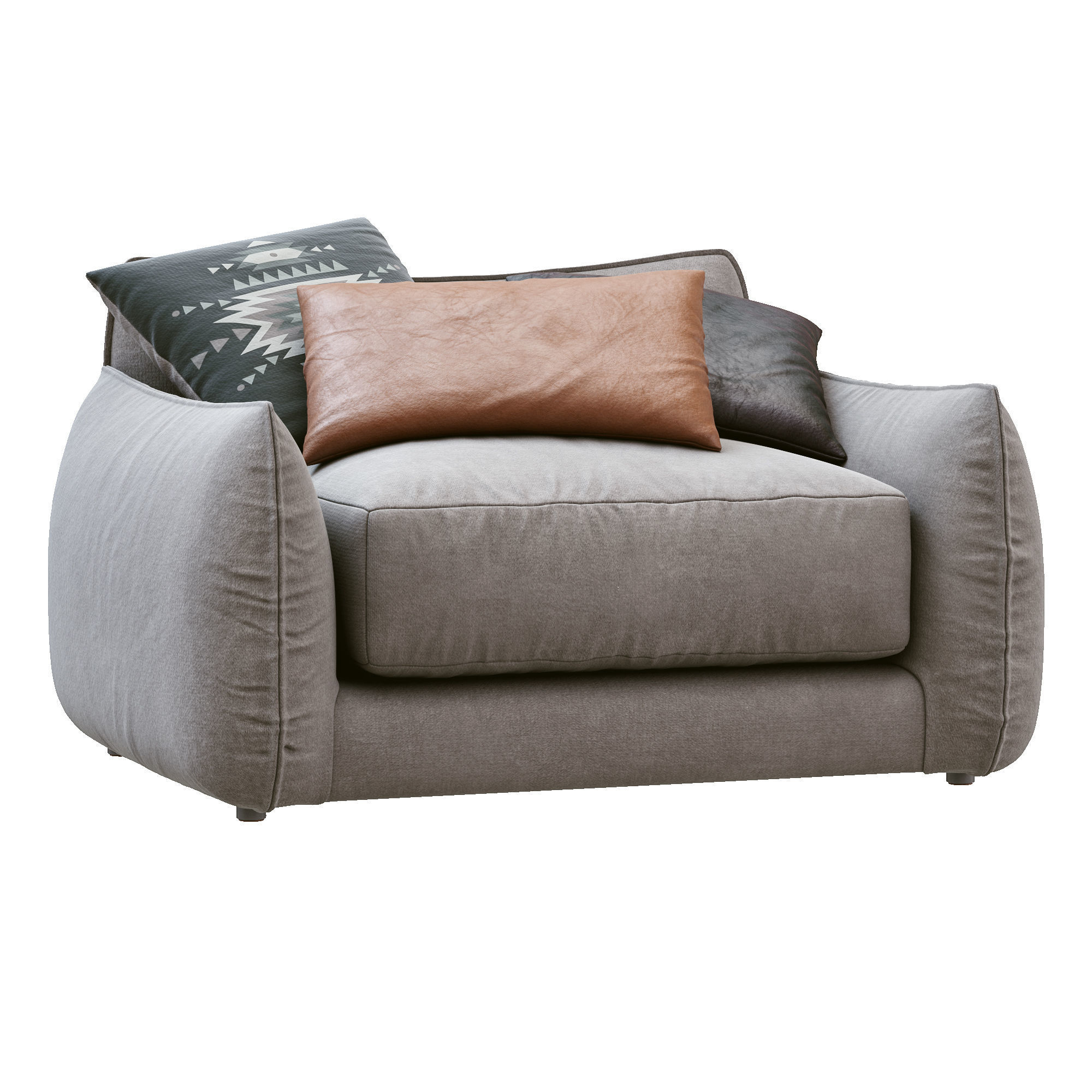 Armchair James  3D model_9