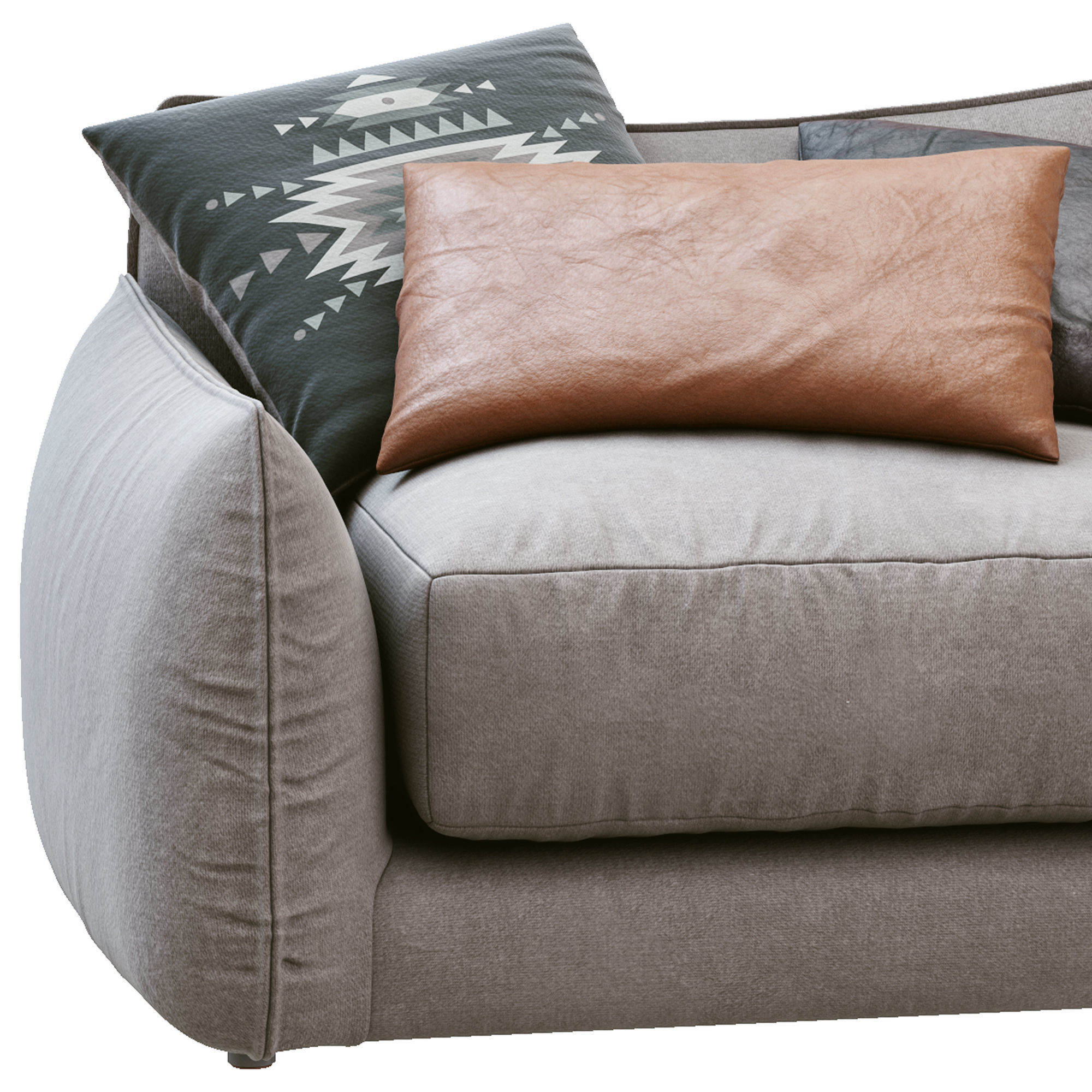 Armchair James  3D model_1