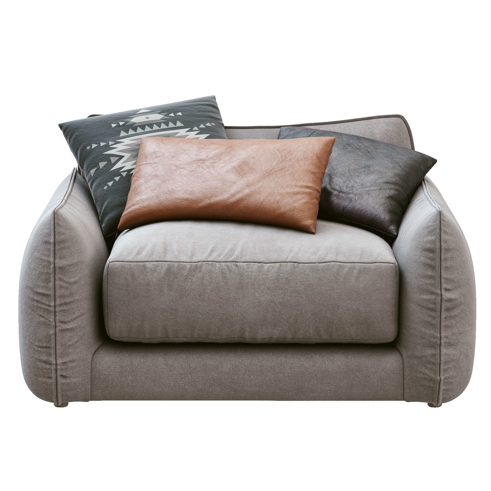 Armchair James  3D model_13