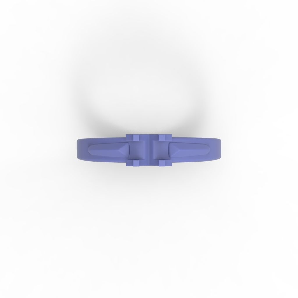 Solitaire women ring  CAD 3dm stl 3D print model_27
