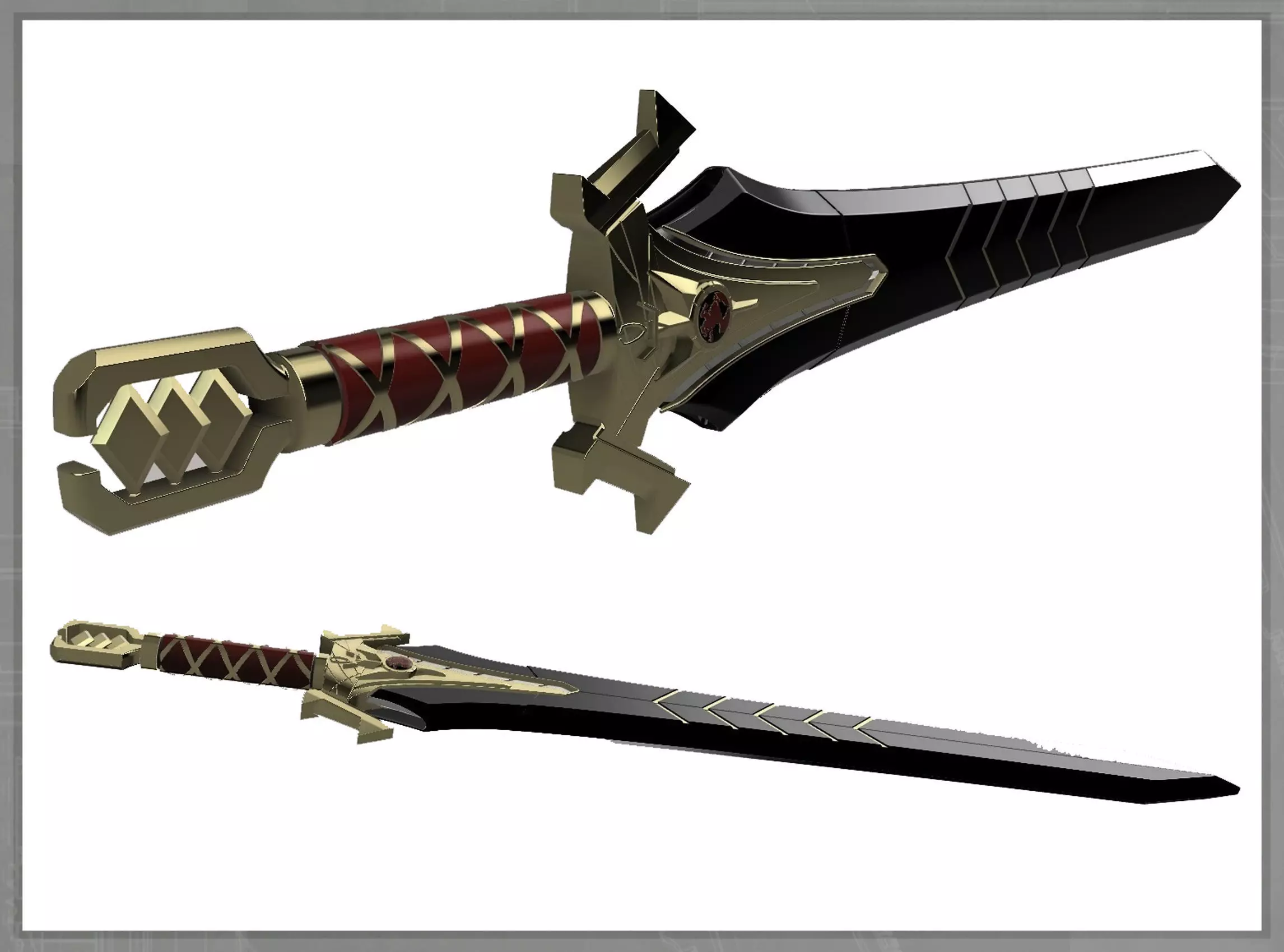 Emperor Sword Discovery 3D print model_0
