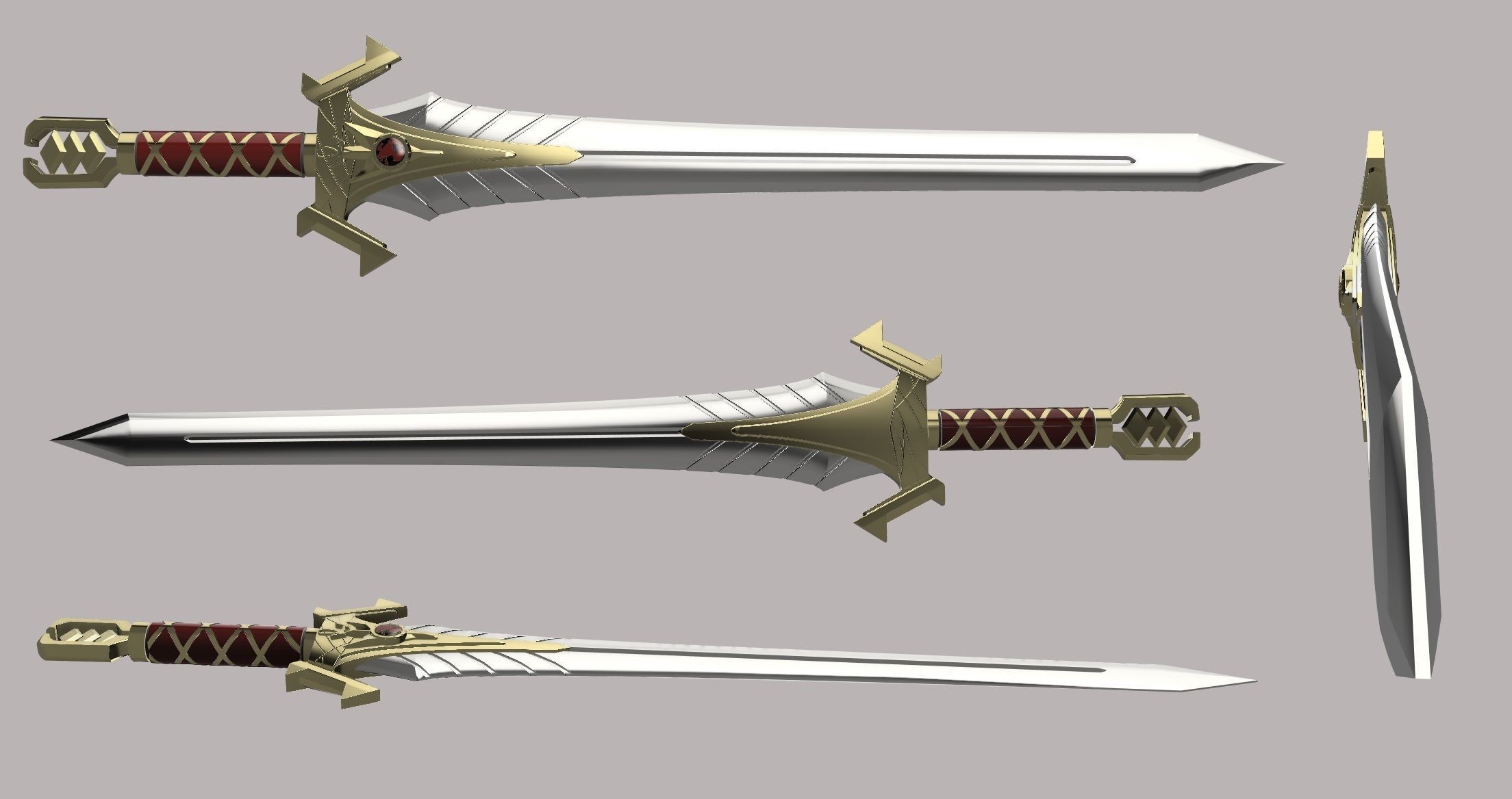 Emperor Sword Discovery 3D print model_3