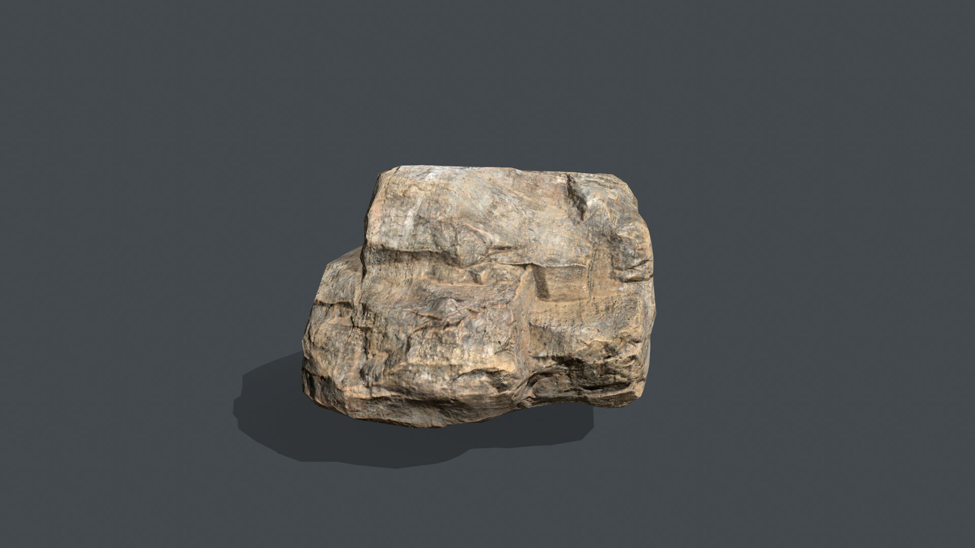 FREE ROCK Free low-poly 3D model_5