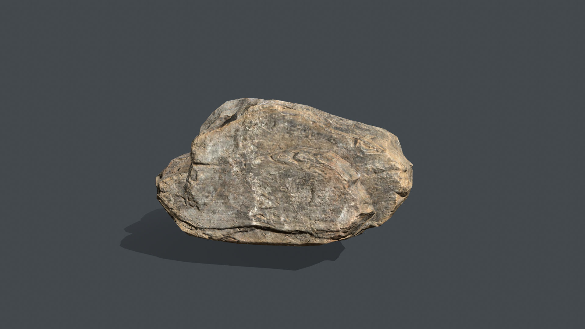 FREE ROCK Free low-poly 3D model_4