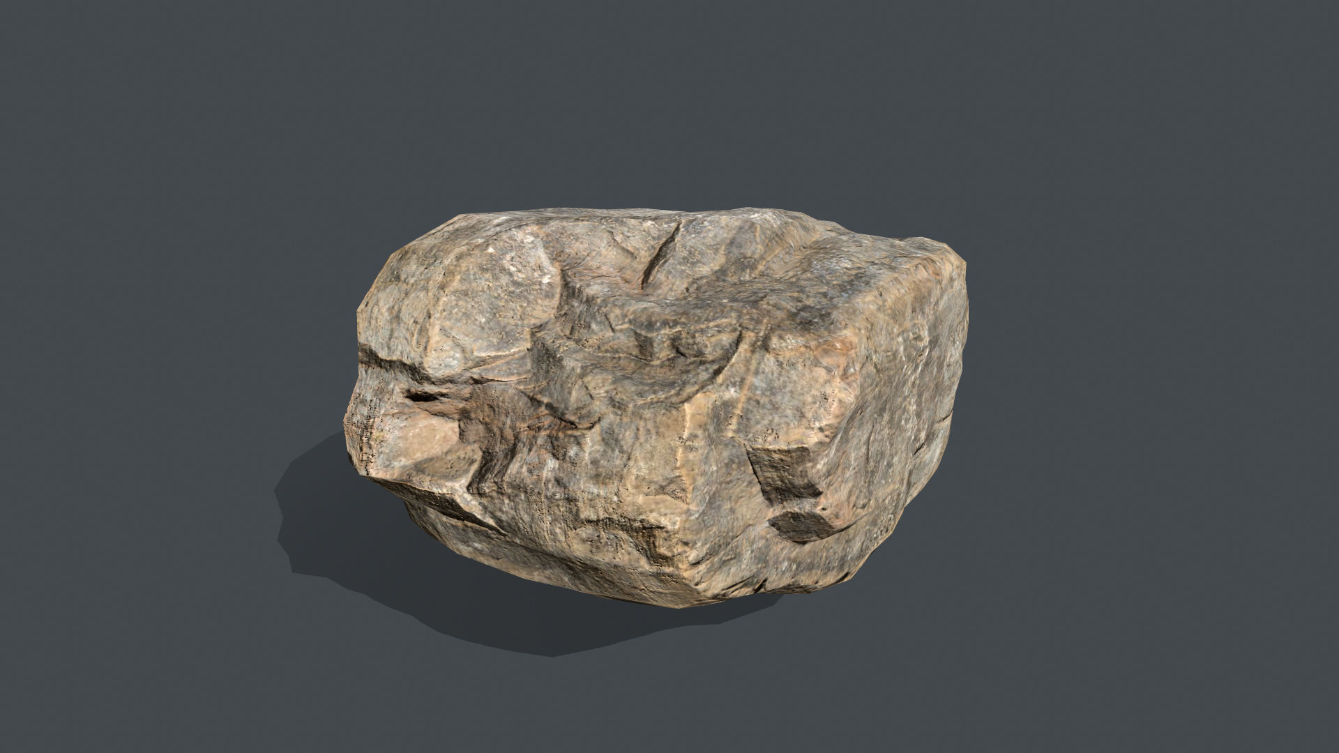 FREE ROCK Free low-poly 3D model_7