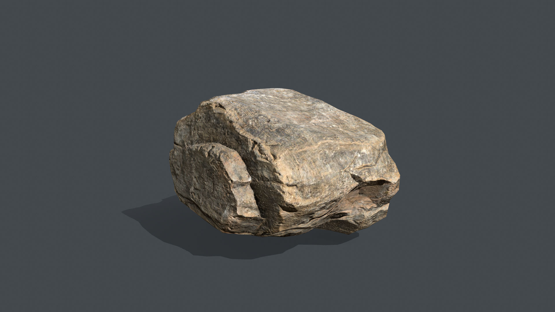 FREE ROCK Free low-poly 3D model_3