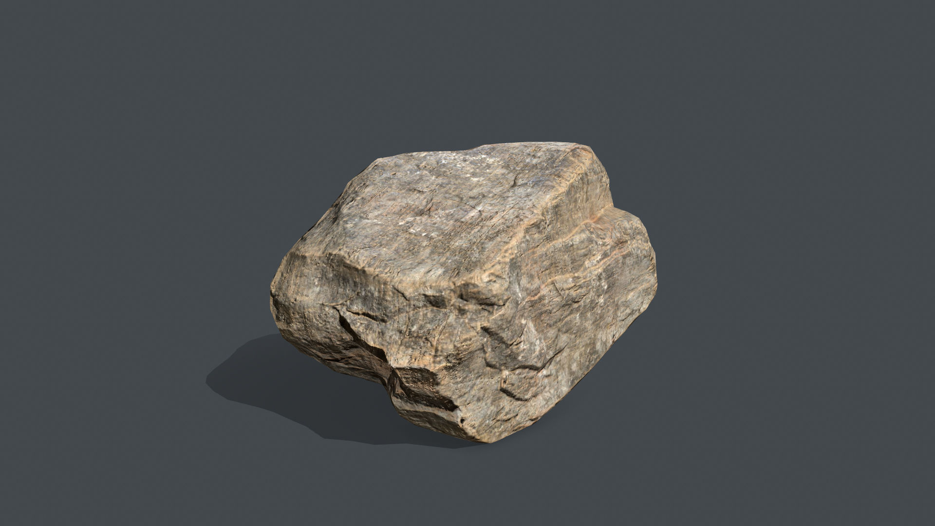 FREE ROCK Free low-poly 3D model_2