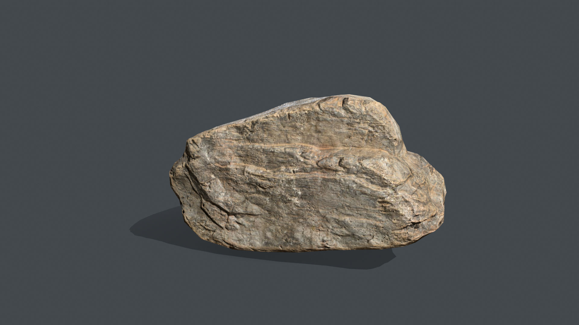 FREE ROCK Free low-poly 3D model_6