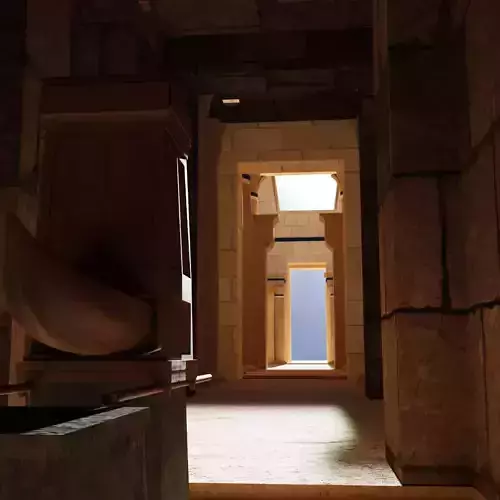 Egyptian temple 3D model
