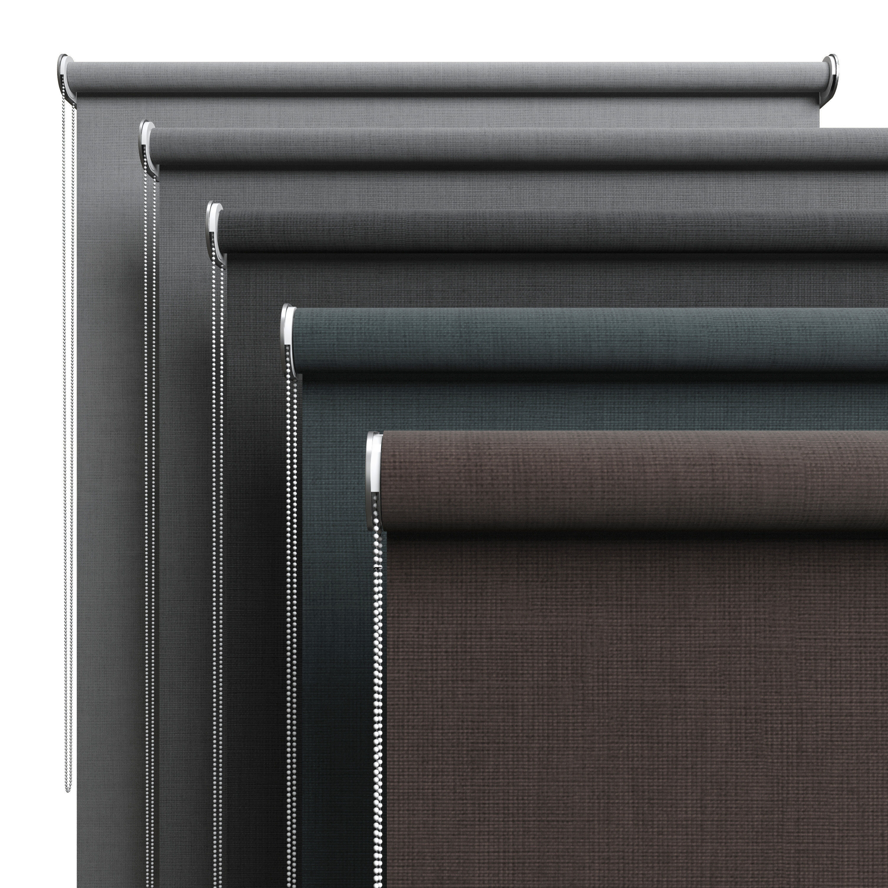 Roller blinds 01 3D model_1