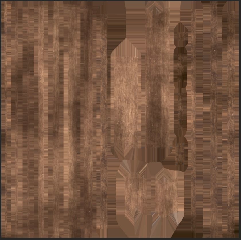 Wood Spiral Staircase PBR Low-poly 3D model_6