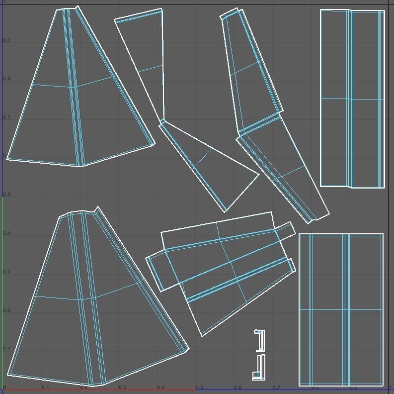 Wood Spiral Staircase PBR Low-poly 3D model_4