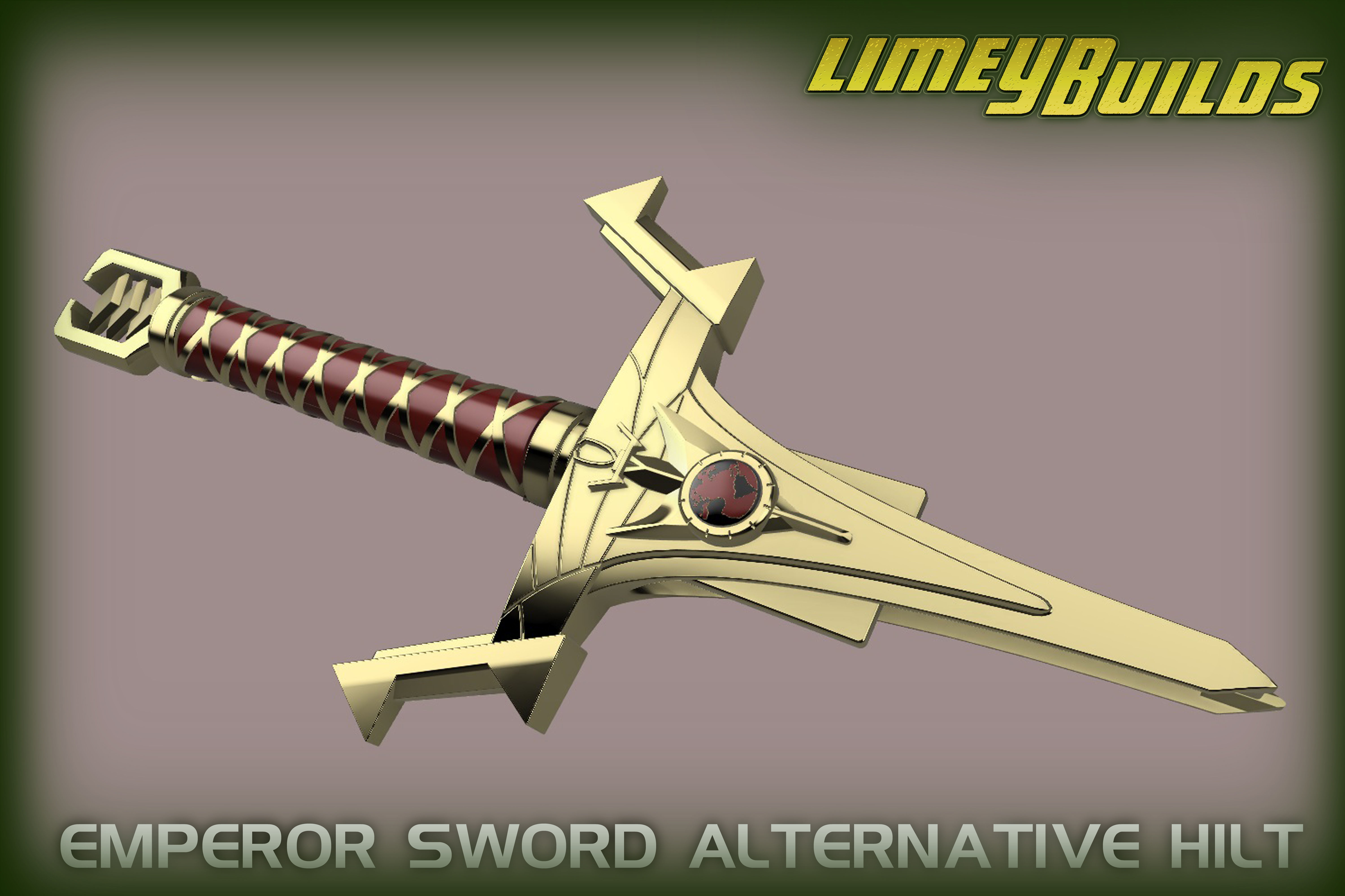 Alternative Emperor Sword Hilt 3D print model_10