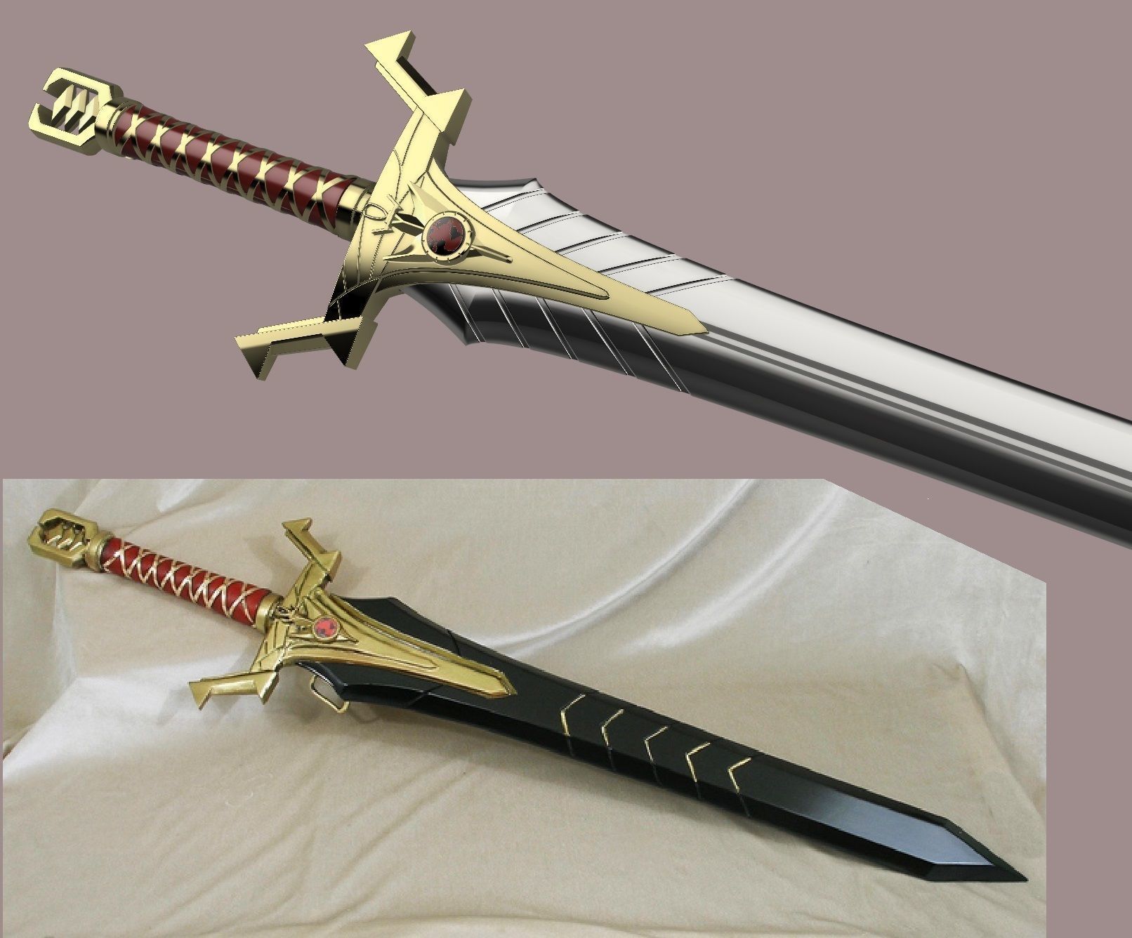 Alternative Emperor Sword Hilt 3D print model_1