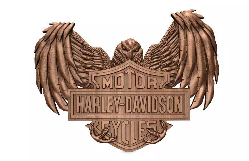 Harley-davidson CNC 3D print model
