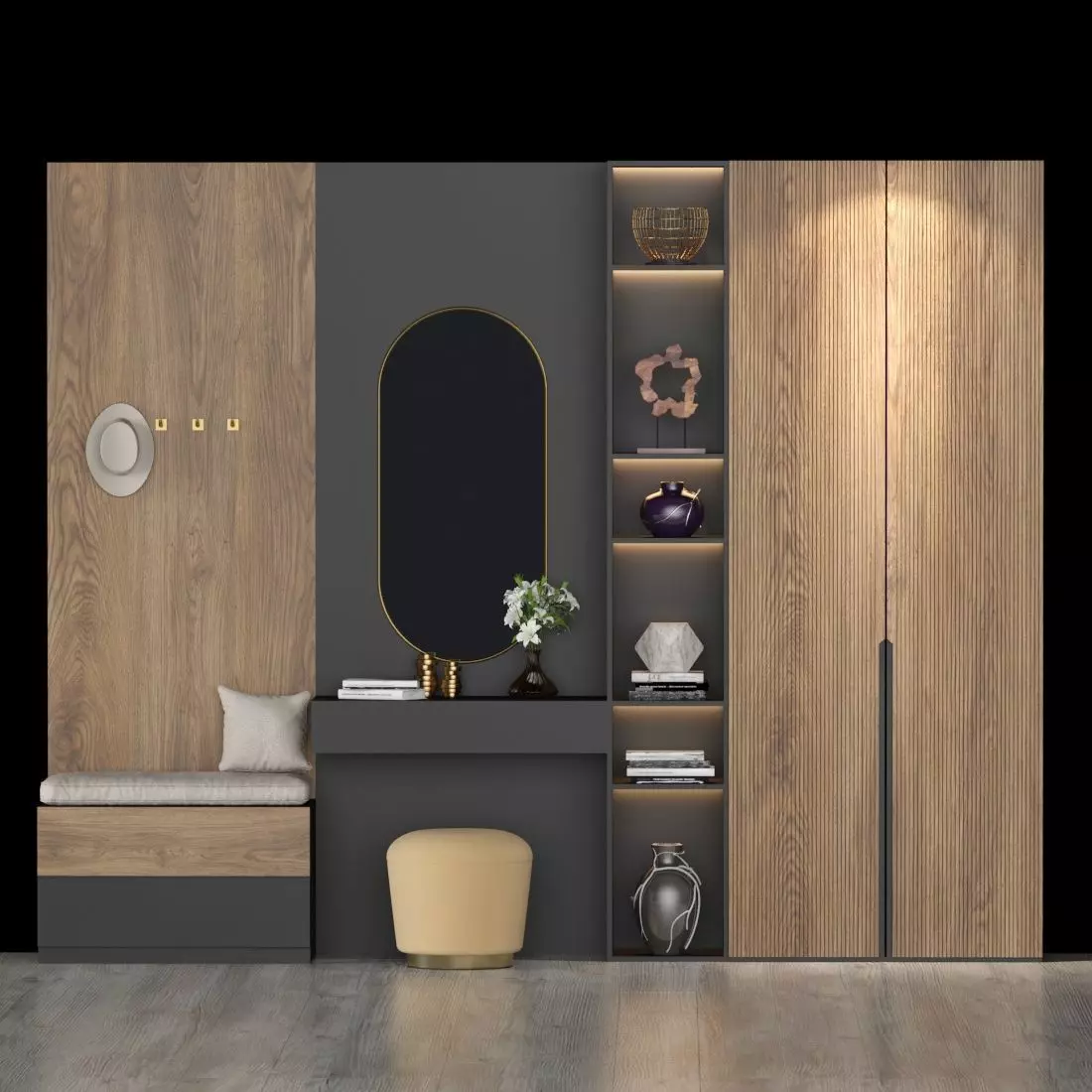 hall furniture 52 3D model