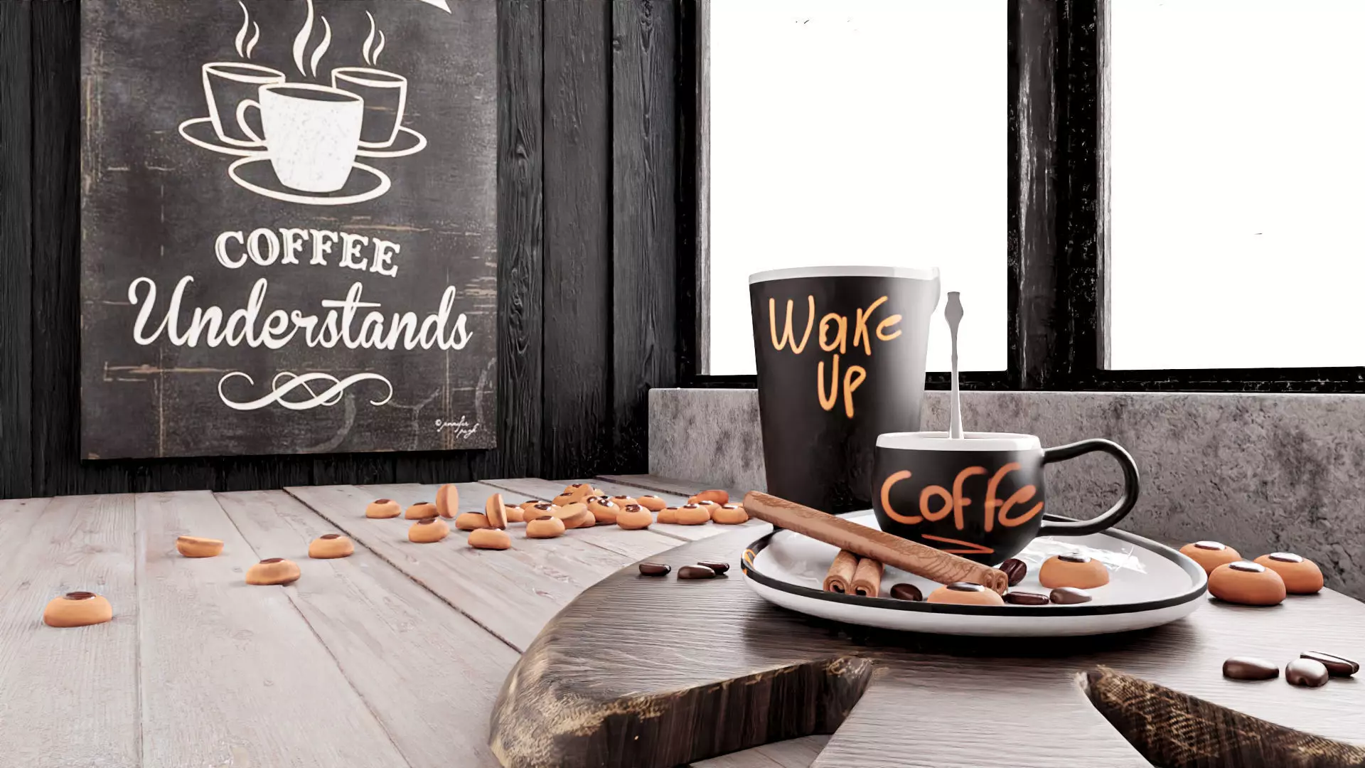 Coffee Asset 01 Free 3D model_0