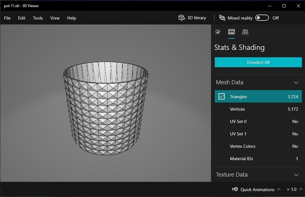 Flower pot planter 11 3D print model_16