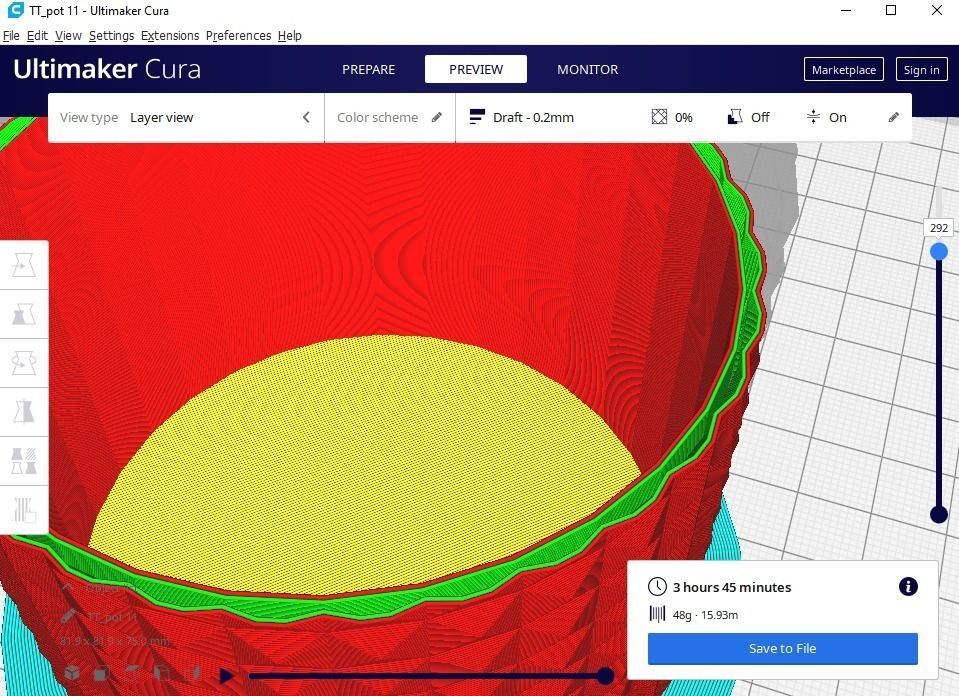 Flower pot planter 11 3D print model_1