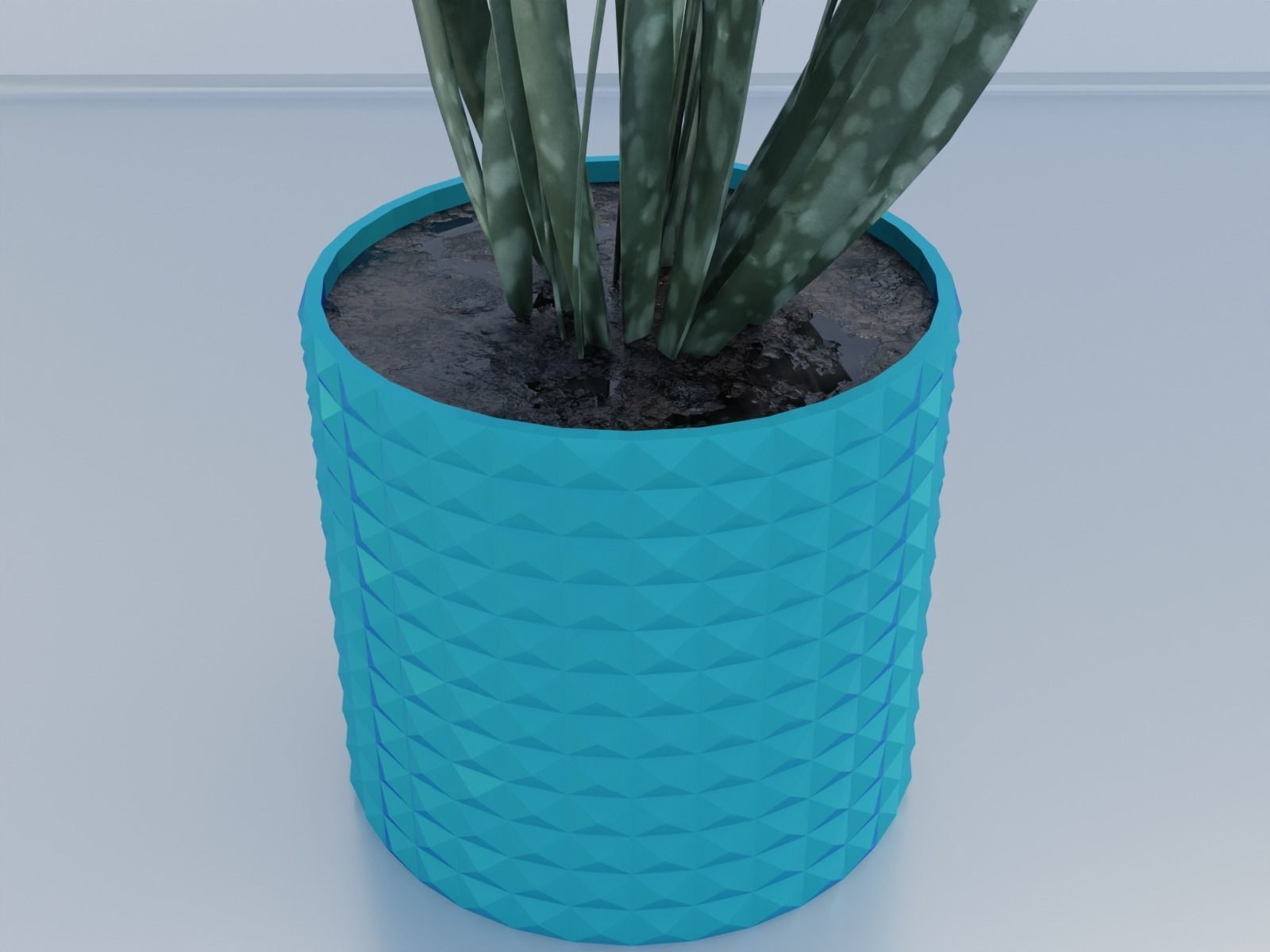 Flower pot planter 11 3D print model_5