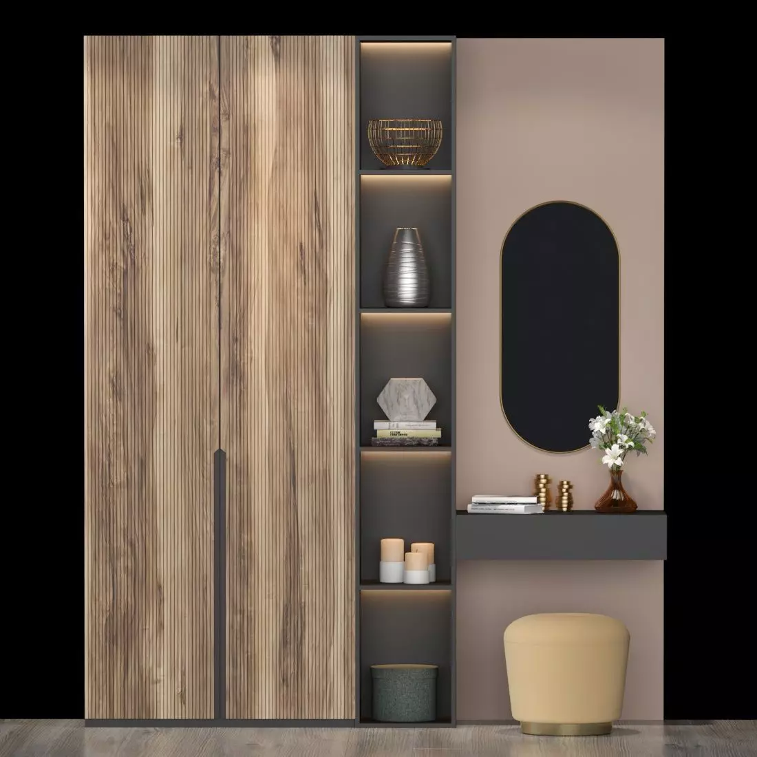 hall furniture 54 3D model