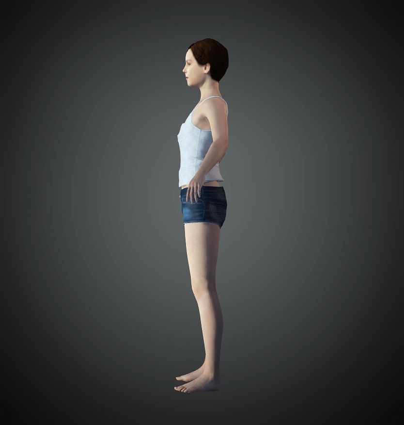 Unity Digital Human HS017 Free 3D model_2