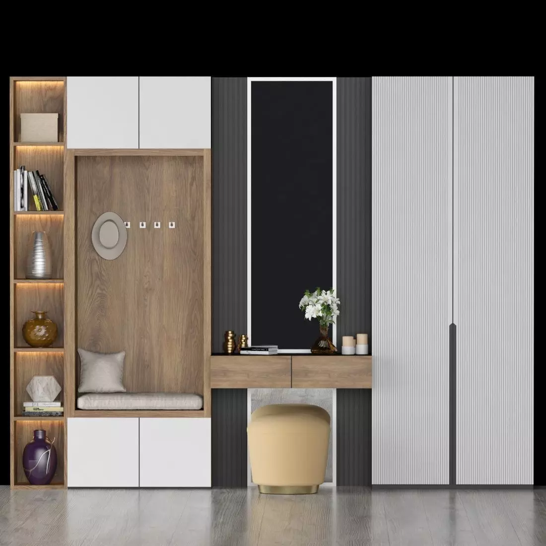 hall furniture 55 3D model