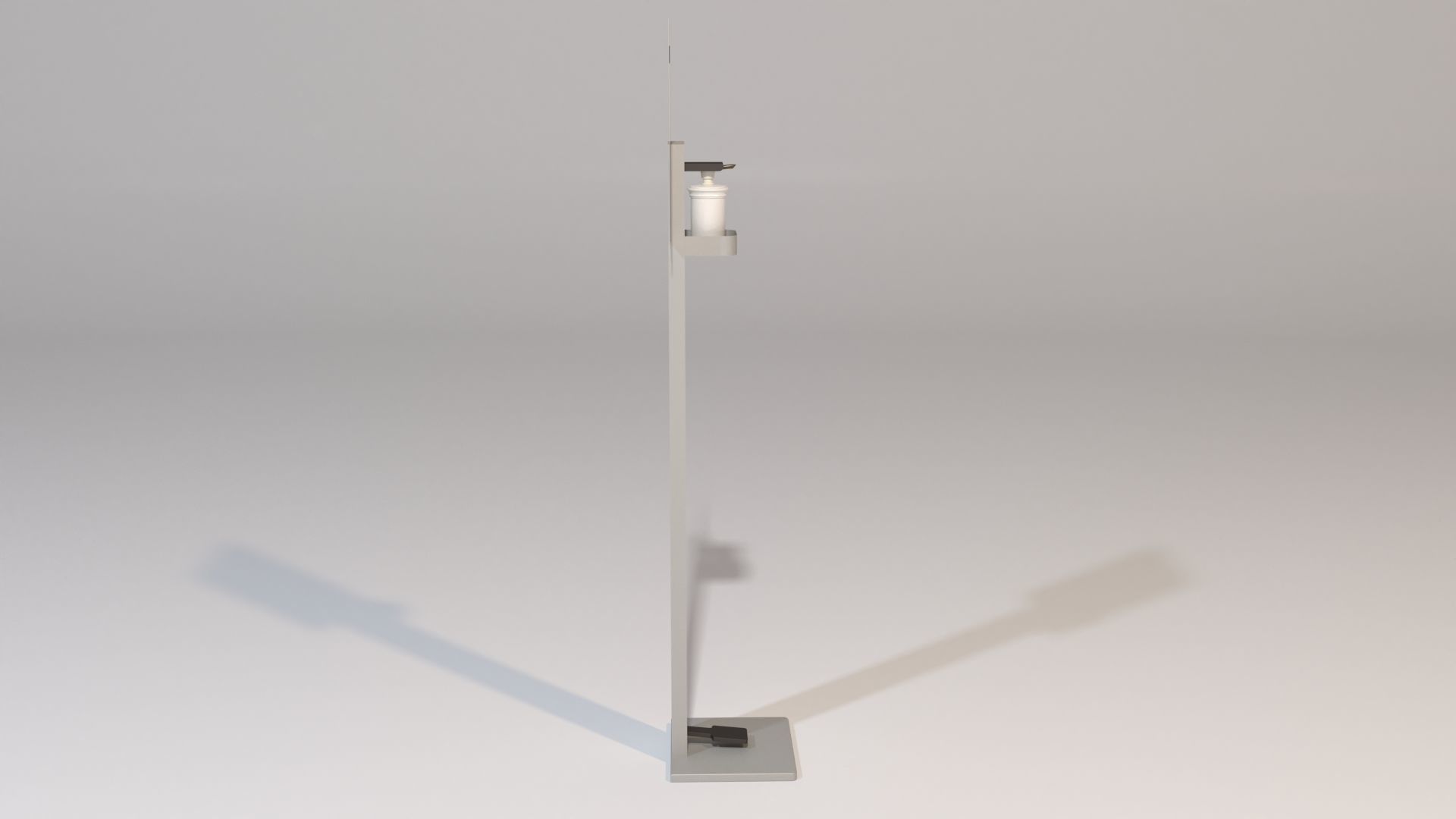 Hand Sanitizer Dispenser 3D model_2