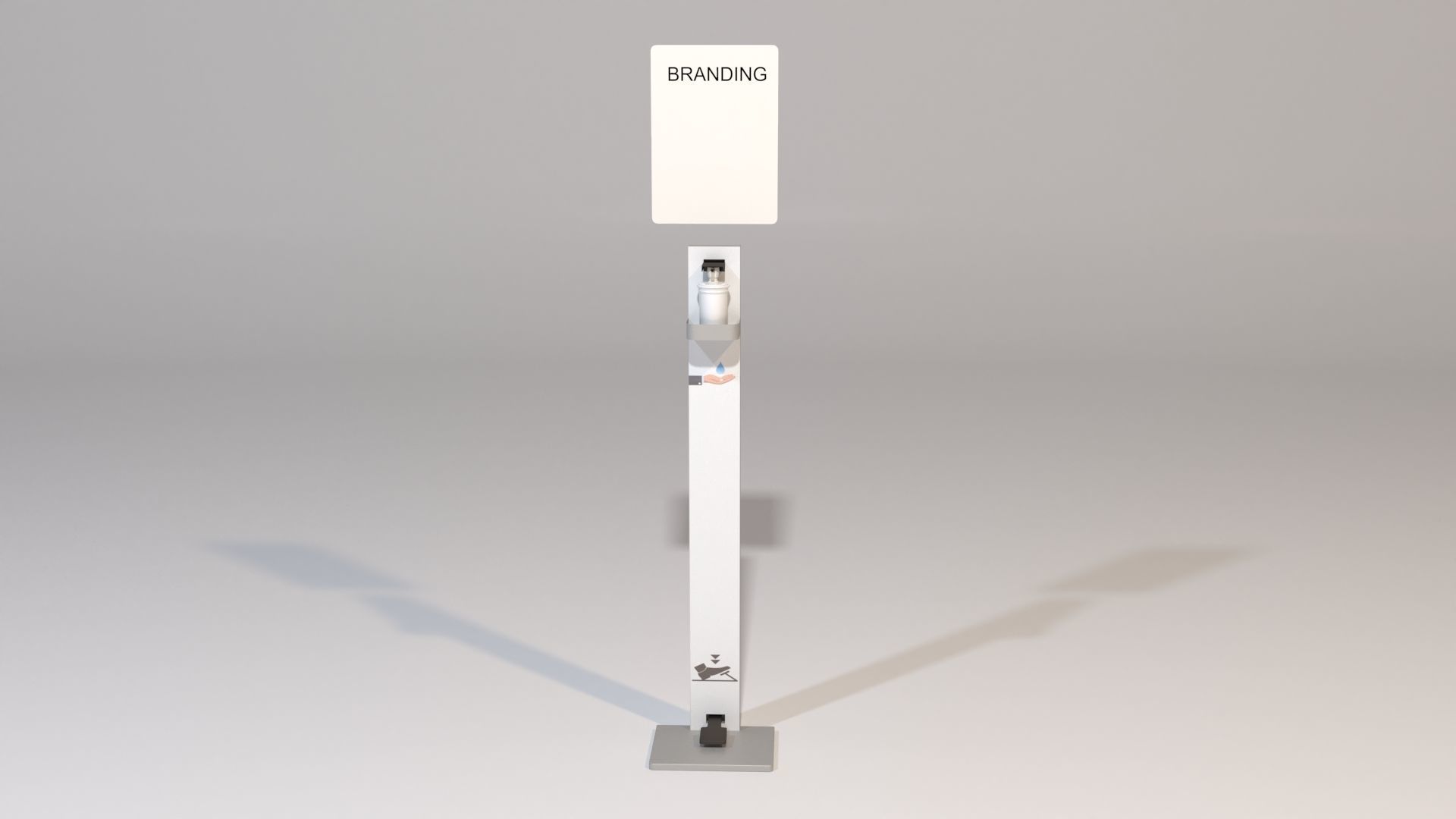 Hand Sanitizer Dispenser 3D model_7