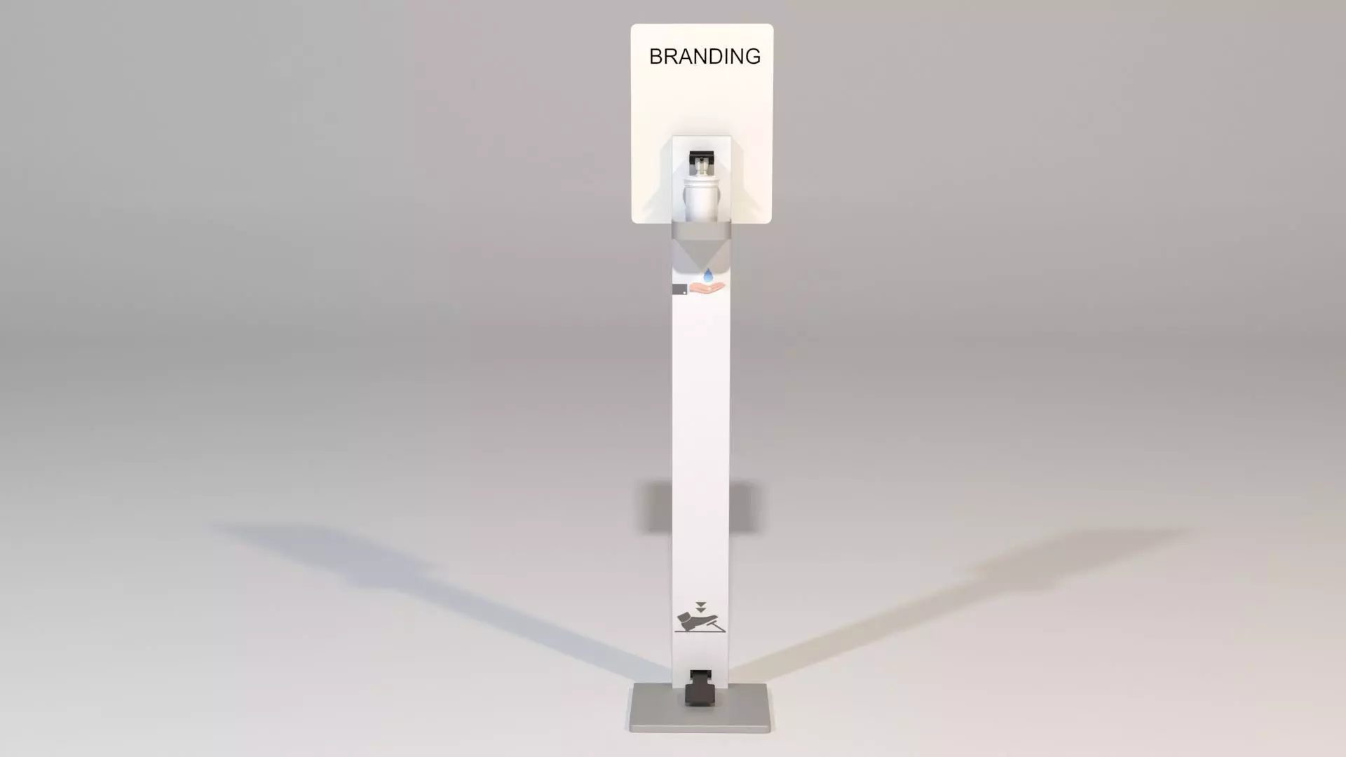 Hand Sanitizer Dispenser 3D model_0