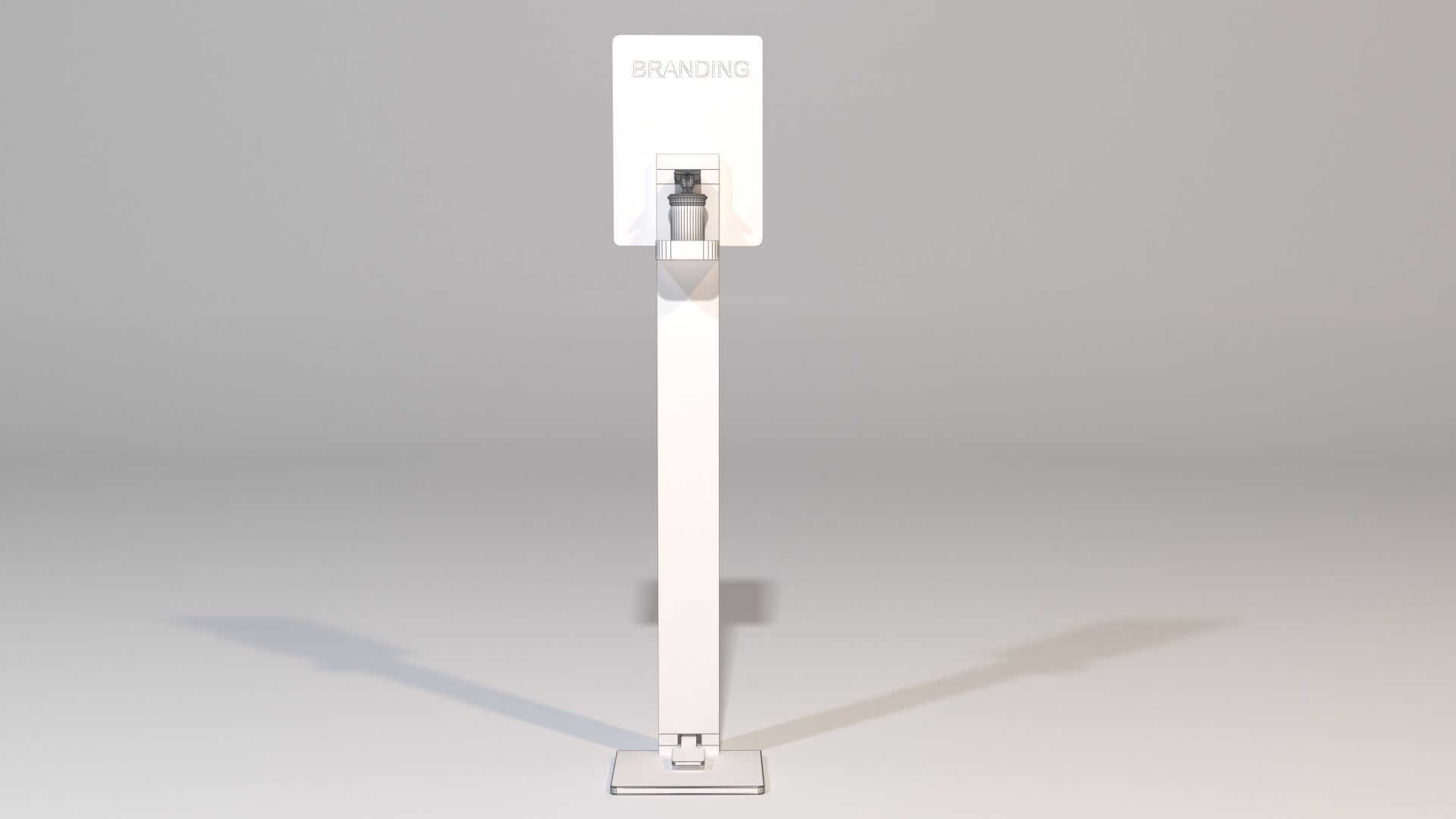 Hand Sanitizer Dispenser 3D model_9