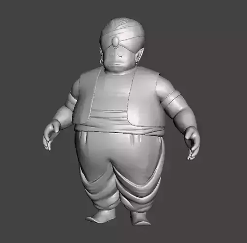 Mr PoPo Dragon Ball 3D Model