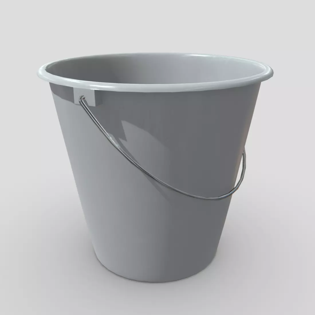 Bucket 4 Low-poly 3D model_0