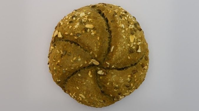 Brown Bread Low-poly 3D model 4