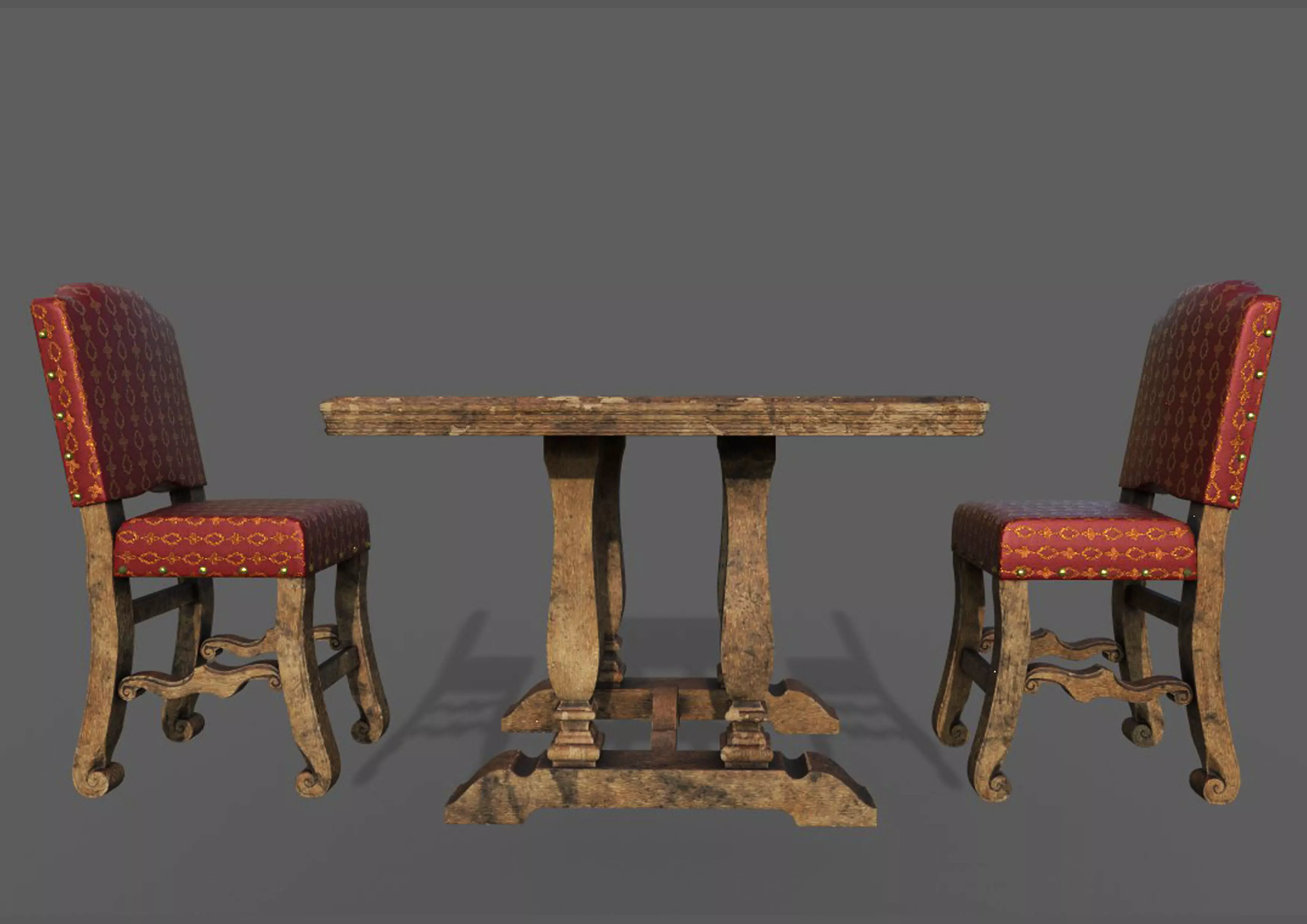 Classic Furniture 3D model_0