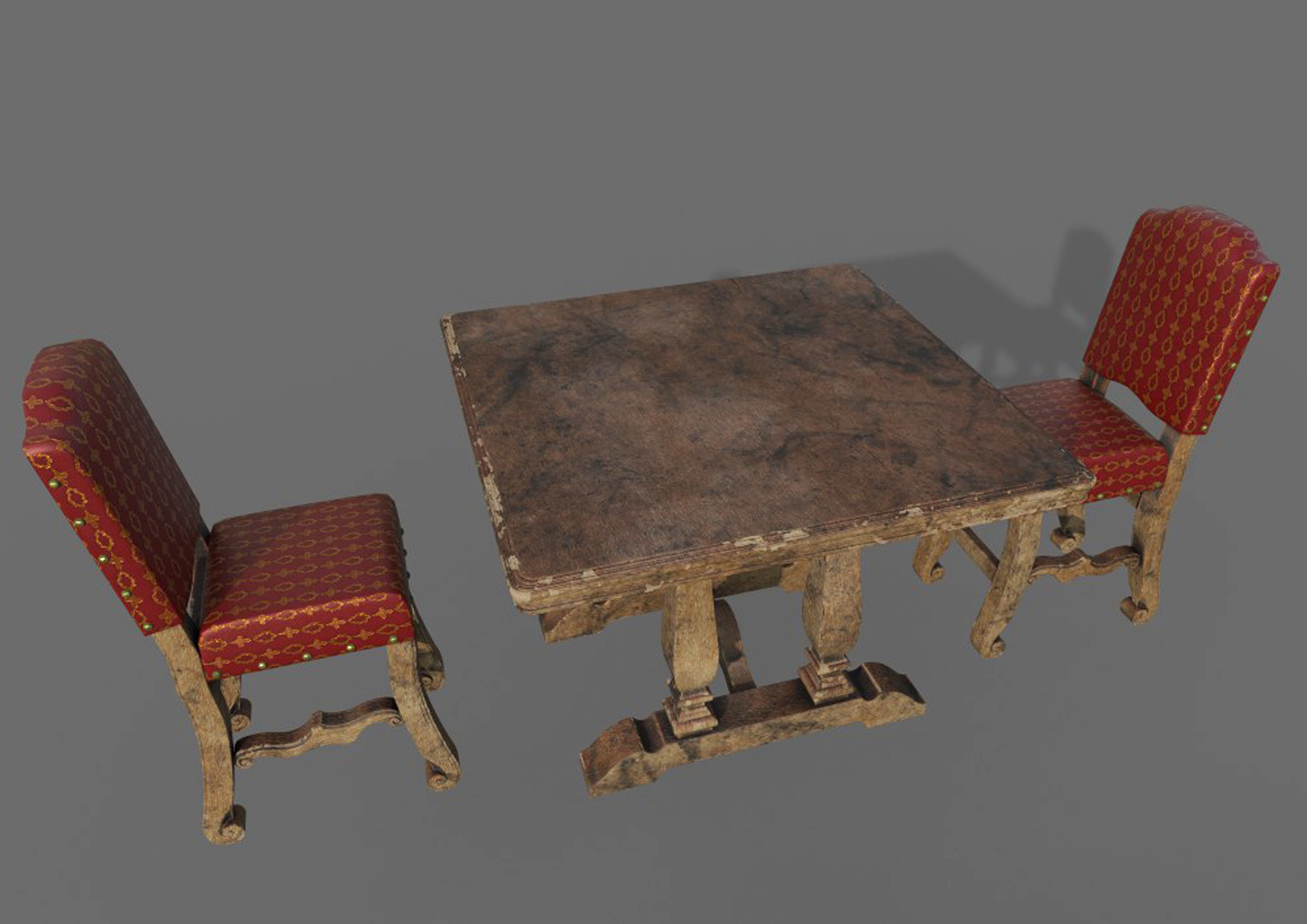 Classic Furniture 3D model_1