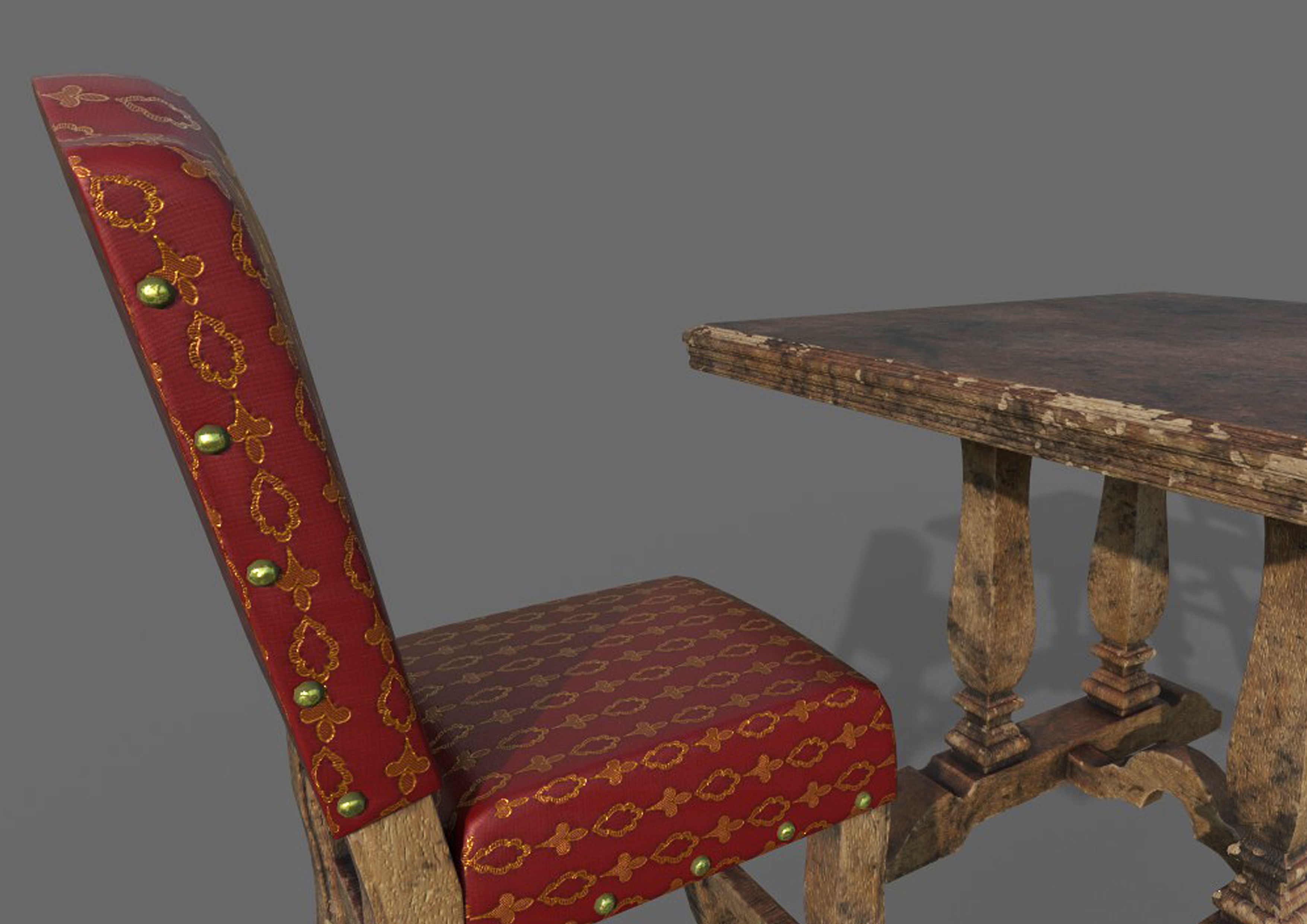 Classic Furniture 3D model_3
