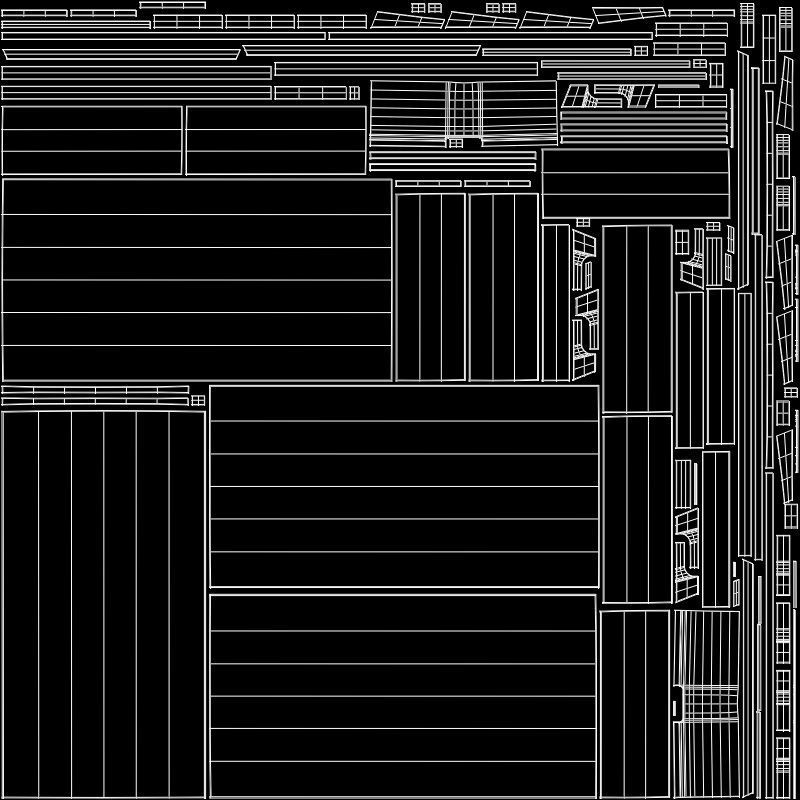 Abril coffee Table pine Low-poly 3D model_6