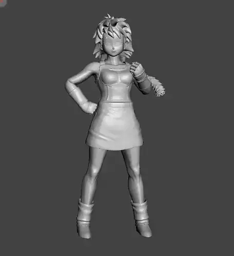 Gine 3D Model female character