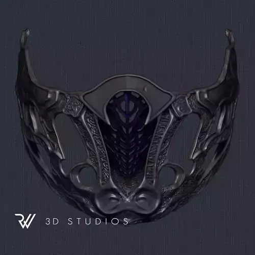 Sub-Zero New Mask - Mortal Kombat Movie 2021 - STL File 3D print model