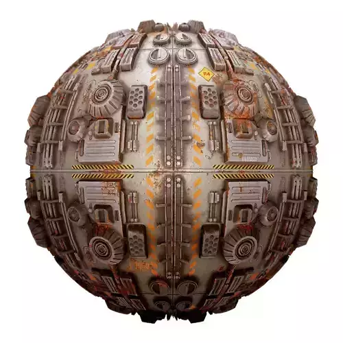 PBR Sci-Fi Industrial Texture 21