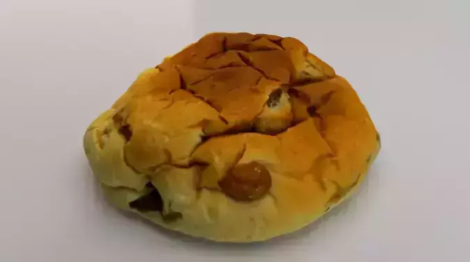 Raisin Bread  Low-poly 3D model