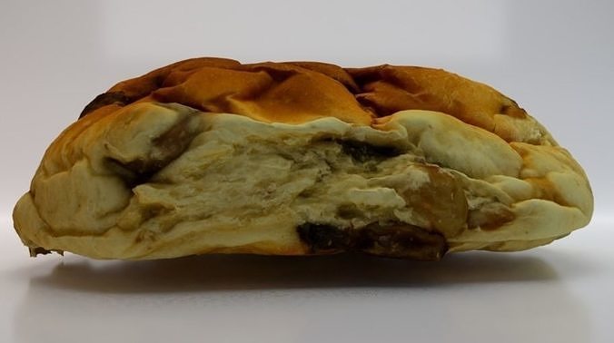 Raisin Bread  Low-poly 3D model 4