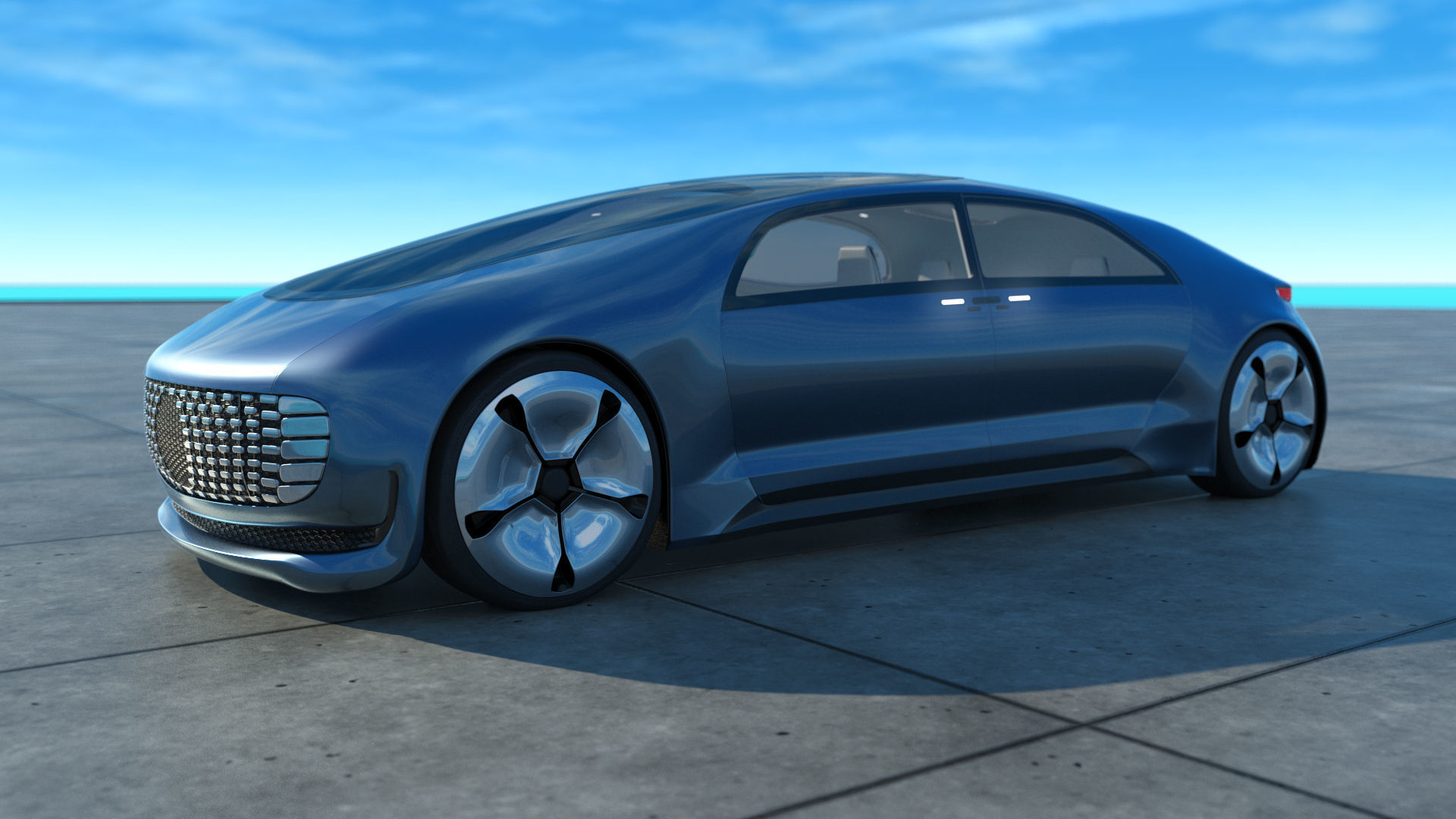 Concept car  Luxury F015 3D model_34