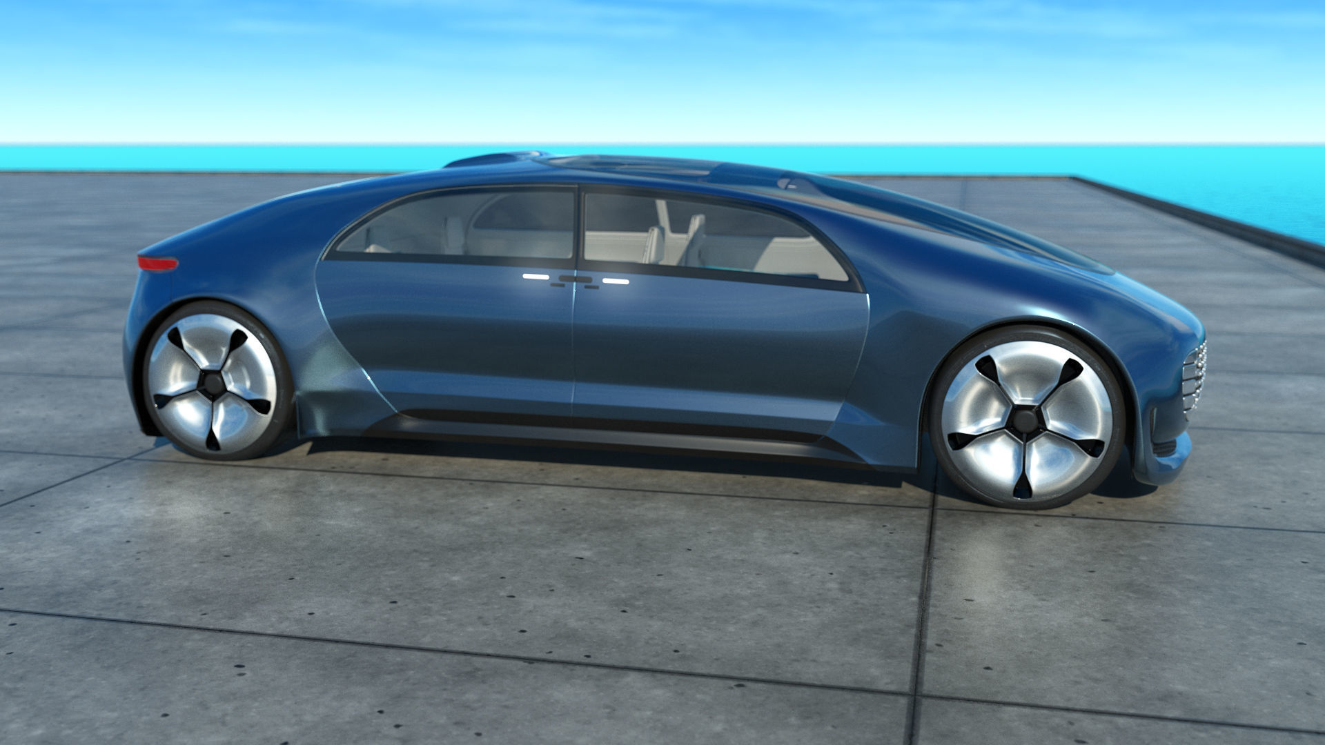 Concept car  Luxury F015 3D model_27
