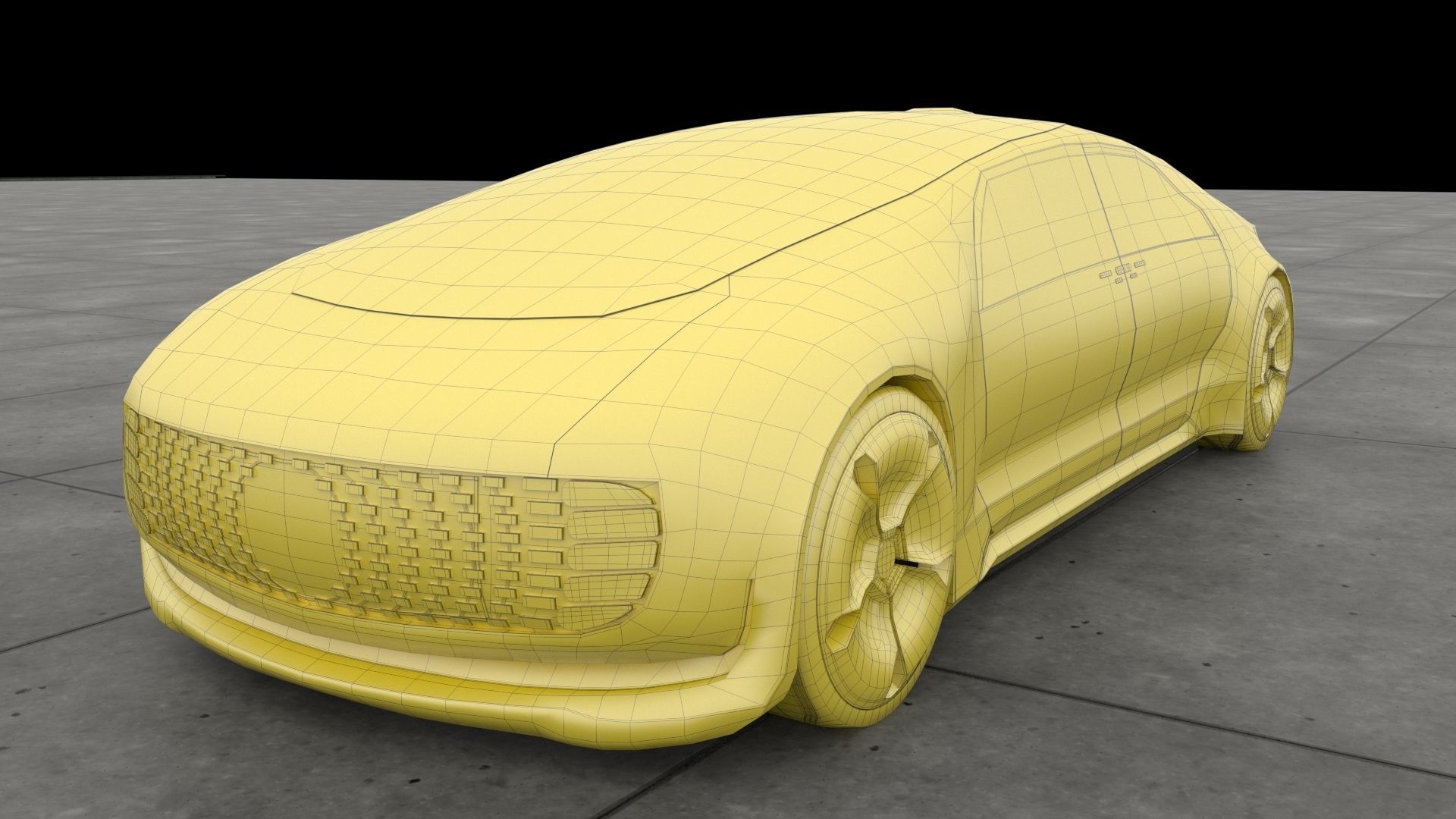 Concept car  Luxury F015 3D model_8