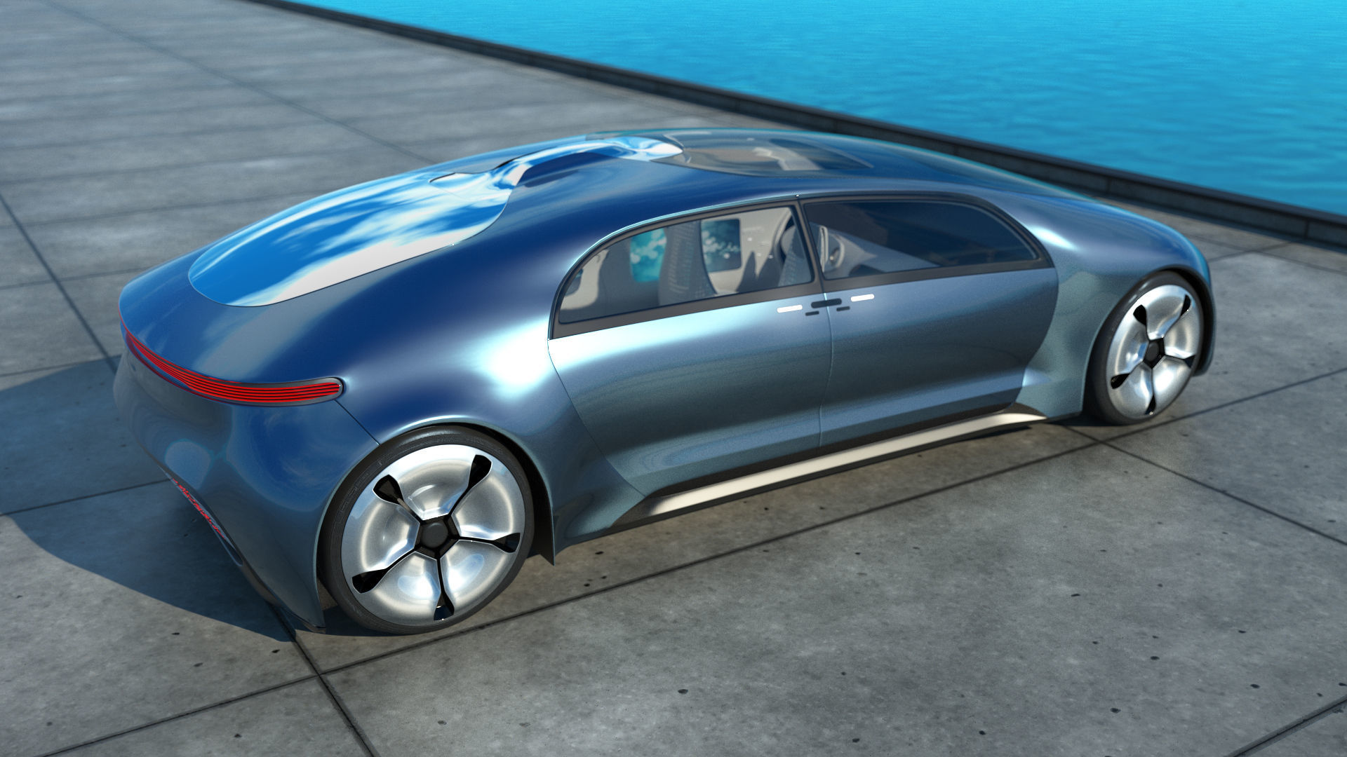 Concept car  Luxury F015 3D model_28